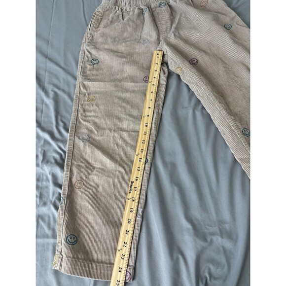 Urban Outfitters Corduroy Smiley Face Baggy Pull on Pants Unisex Small Beige - Picture 6 of 10